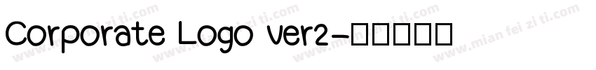 Corporate Logo ver2字体转换